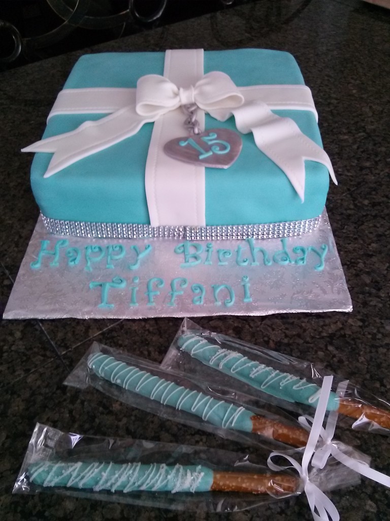 Tiffany Cake and Caramel Pretzel Stikes